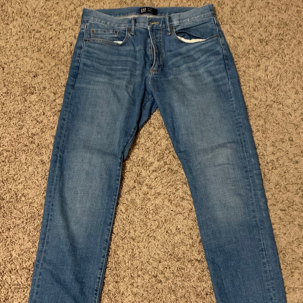 Gap slim blue jeans